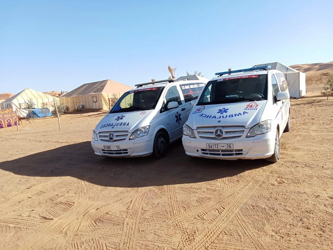 SOS Maroc Ambulances Marrakesch - Weiße Flotte von SOS Maroc Ambulances & Assistance